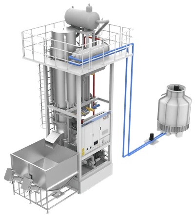 CBFI entegre Tib glas machin